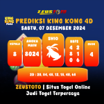 PREDIKSI KINGKONG 4D 07 DESEMBER 2024