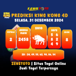 PREDIKSI KINGKONG 4D 31 DESEMBER 2024