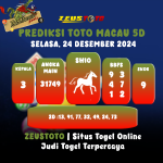 PREDIKSI TOTO MACAU 5D 24 DESEMBER 2024