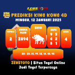 PREDIKSI KINGKONG 4D 12 JANUARI 2025