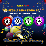 RESULT KINGKONG 4D 19 JANUARI 2025