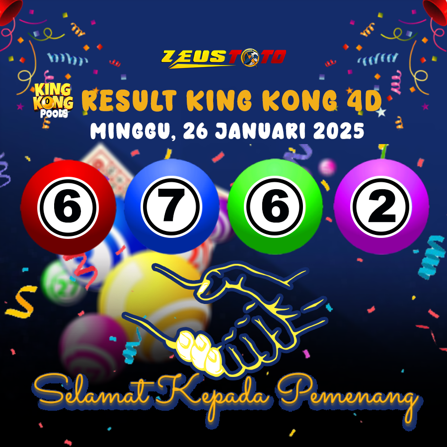 RESULT KINGKONG 4D 26 JANUARI 2025