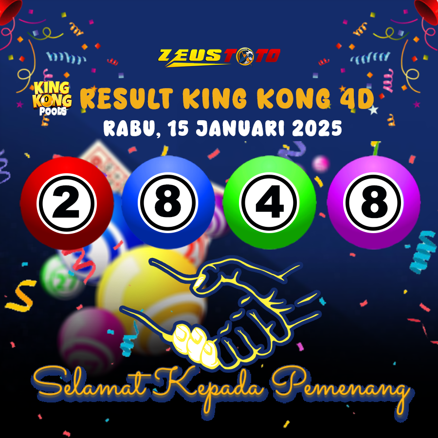 RESULT KINGKONG 4D 15 JANUARI 2025