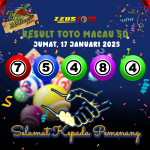 RESULT TOTO MACAU 5D TANGGAL 17 JANUARI 2025