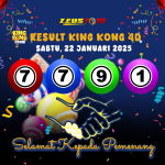 RESULT KINGKONG 4D 22 FEBRUARI 2025