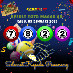 RESULT TOTO MACAU 4D TANGGAL 05 FEBRUARI 2025