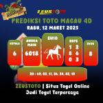 PREDIKSI TOTO MACAU POOL 12 MARET 2025