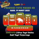 PREDIKSI TOTO MACAU POOL 19 MARET 2025