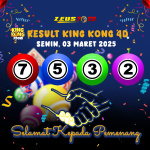 RESULT KINGKONG 4D 03 MARET 2025