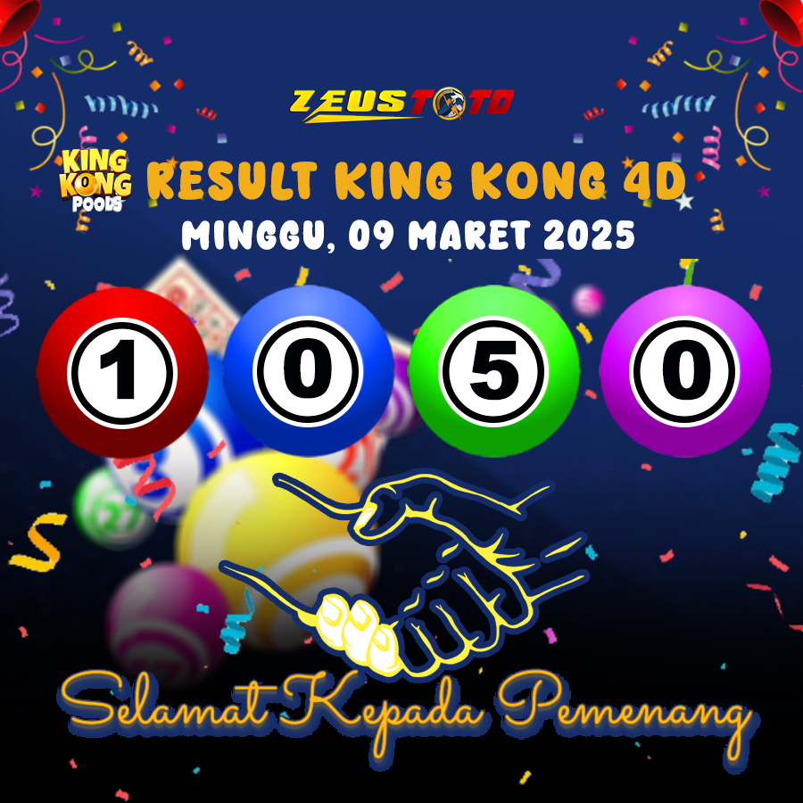 RESULT KINGKONG 4D 09 MARET 2025