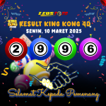 RESULT KINGKONG 4D 10 MARET 2025