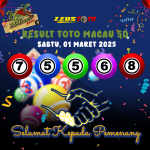 RESULT TOTO MACAU 5D 01 MARET 2025