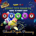 RESULT TOTO MACAU 5D 12 MARET 2025