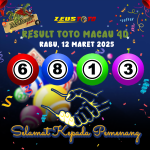 RESULT TOTO MACAU POOL 12 MARET 2025