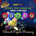 RESULT TOTO MACAU 5D 17 MEI 2025