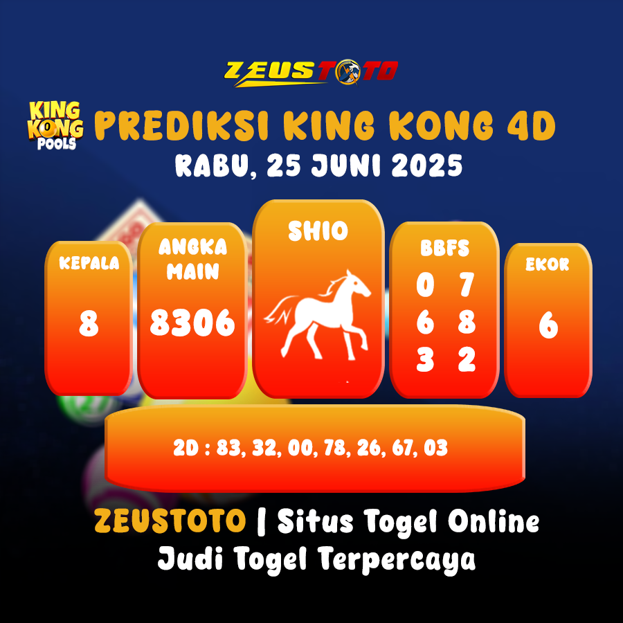 PREDIKSI KINGKONG 4D 25 JUNI 2025